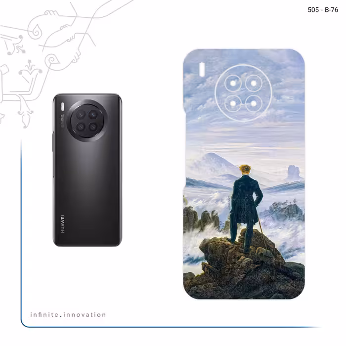 برچسب پوششی ماهوت مدل Wanderer above the Sea of Fog مناسب برای گوشی موبایل هوآوی Nova 8i