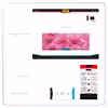 برچسب پوششی ماهوت مدل Pink-Flower مناسب برای تبلت سامسونگ Galaxy Tab S2 9.7 2015 T815