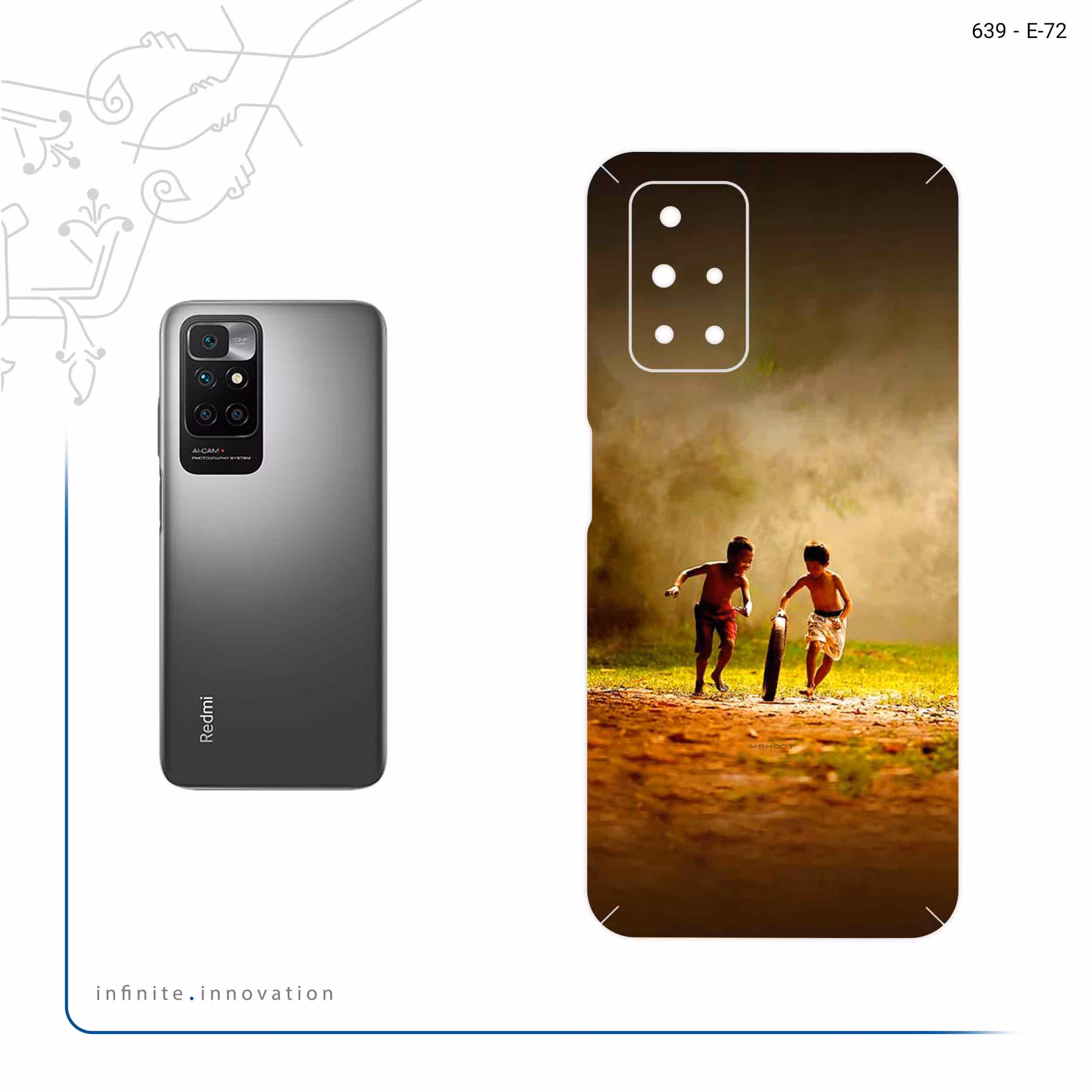 برچسب پوششی ماهوت مدل childs play مناسب برای گوشی موبایل شیائومی Redmi 10 Prime