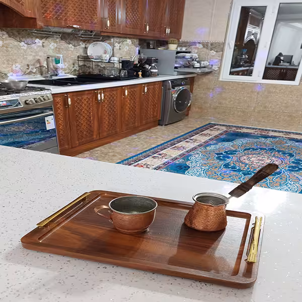 سینی مدل چوبی کد A72