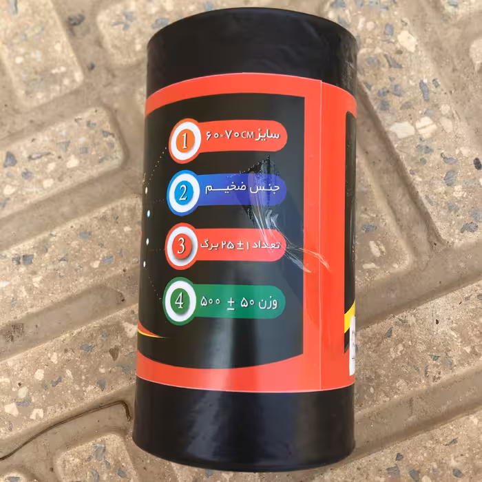 کیسه زباله جانان مدل ضخیم 70.60 بسته 25 عددی