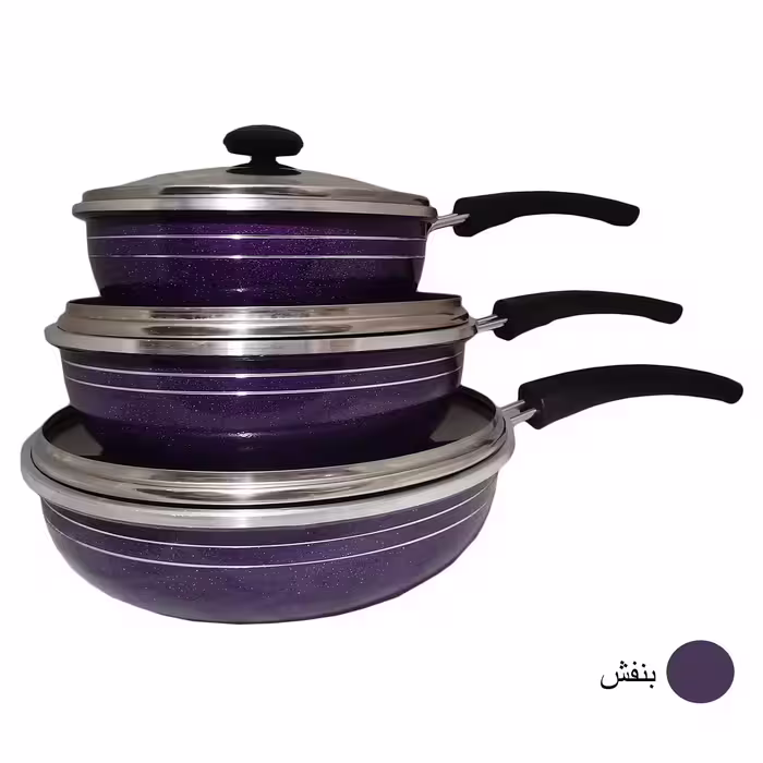 سرویس تابه 6 پارچه طرح گرانیت مدل 5502