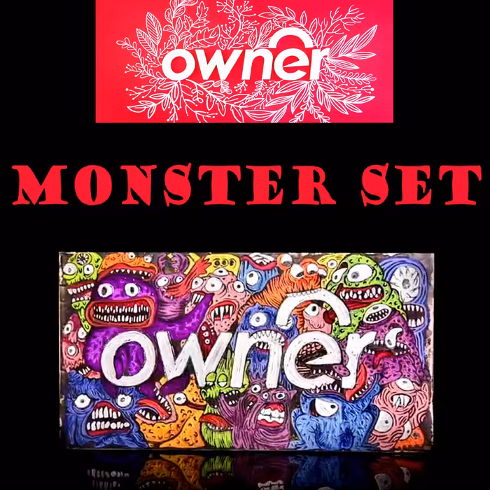 ماژیک رنگ آمیزی12 رنگ اونر مدل هیولا