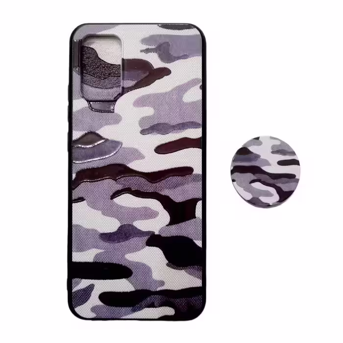 کاور مدل a03s مناسب برای گوشی موبایل سامسونگ Galaxy A03S / A02S / M02S به همراه پاپ سوکت