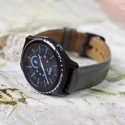 برچسب ماهوت طرح Matte-Black مناسب برای ساعت هوشمند سامسونگ Galaxy Gear S2 Classic