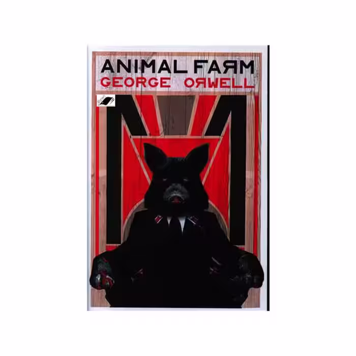 کتاب animal farm اثر  George Orwell  نشر معیار
