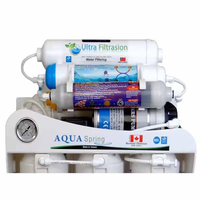 دستگاه تصفیه کننده آب آکوآ اسپرینگ مدل UF-SF4000 به همراه کیت نشتی گیر
