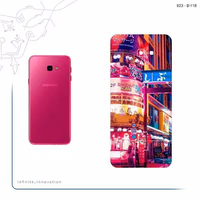 برچسب پوششی ماهوت مدل Tokyo City مناسب برای گوشی موبایل سامسونگ Galaxy J4 Plus