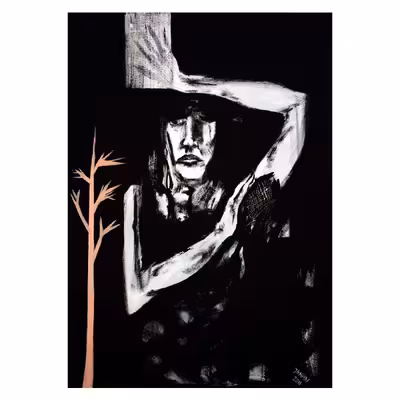 تابلو نقاشی اکریلیک مدل مدرن کد 08