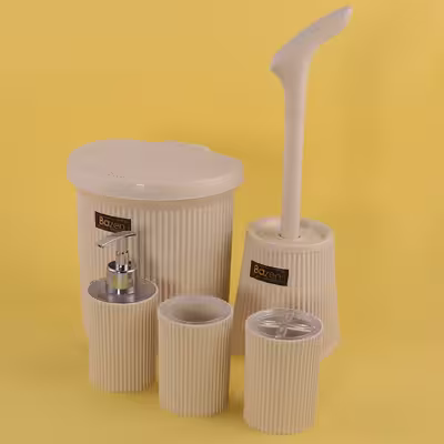 ست سرویس بهداشتی 5 پارچه بازن مدل PJ-108228