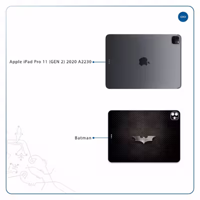 برچسب پوششی ماهوت مدل Batman مناسب برای تبلت اپل iPad Pro 11 (GEN 2) 2020 A2230
