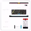 برچسب پوششی ماهوت مدل Graphite-Gold-Marble مناسب برای تبلت سامسونگ Galaxy Tab S4 10.5 2018 T830