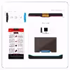 برچسب پوششی ماهوت مدل Dark-Brown-Leather مناسب برای تبلت وریکو Unipad