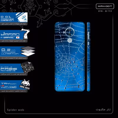 برچسب پوششی ماهوت مدل Spider web-FullSkin مناسب برای گوشی موبایل نوکیا C30