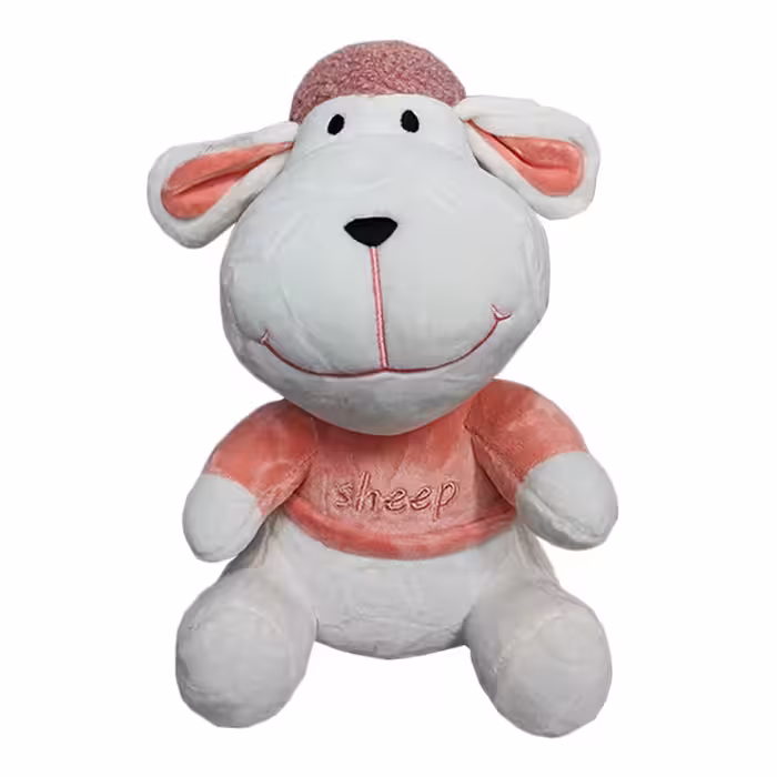عروسک مدل گوسفند ارتفاع 22 سانتی‌متر