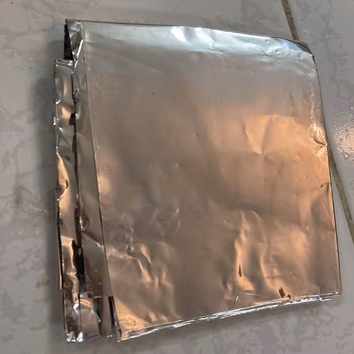 فویل آلومینیم مدل ضخیم SQ.70MIC طول 1 متر بسته 4 عددی