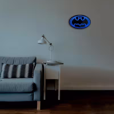 چراغ دیواری نئون دیزاین طرح Batman-BL_BL