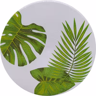 بشقاب دیوارکوب سفالی مدل برگ مجموعه 4 عددی