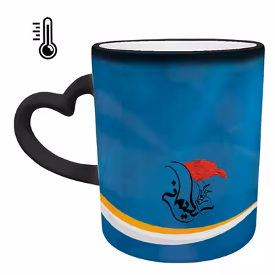 ماگ حرارتی مدل دسته قلبی طرح سردار سلیمانی کد 58