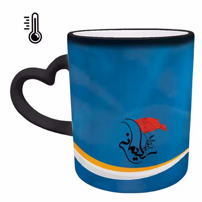 ماگ حرارتی مدل دسته قلبی طرح سردار سلیمانی کد 58