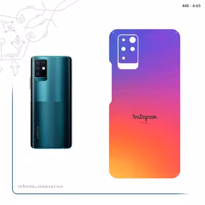 برچسب پوششی ماهوت مدل Instagram مناسب برای گوشی موبایل اینفینیکس Note 10