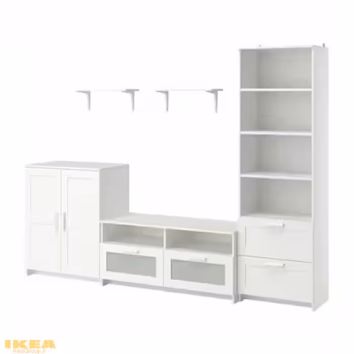 میز تلویزیون و بوفه سفید مدل BRIMNES / BURHULT | برند ایکیا | ارسال 15 الی 20 روز کاری