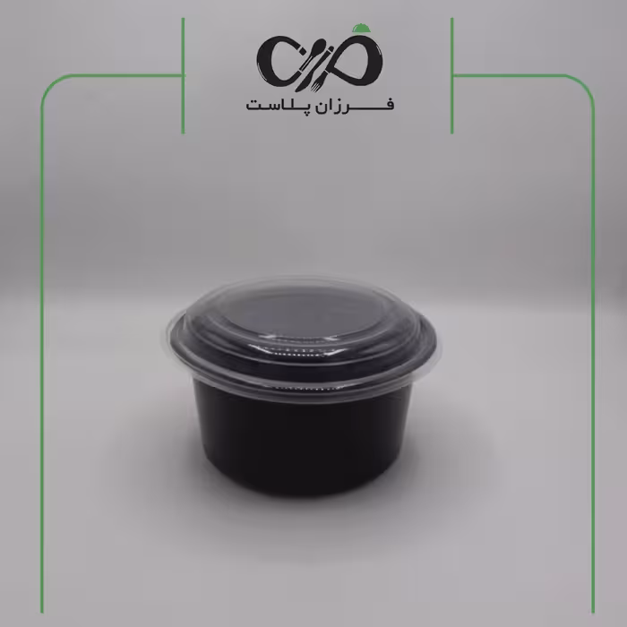 ظرف گرد ماکروفری 8 سانتی متر پریما با درب (اسمارت هات)(200 عددی)