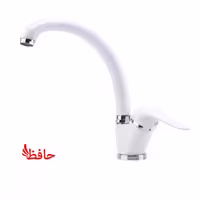 شیر ظرفشویی سمپو مدل یاس سفید کروم