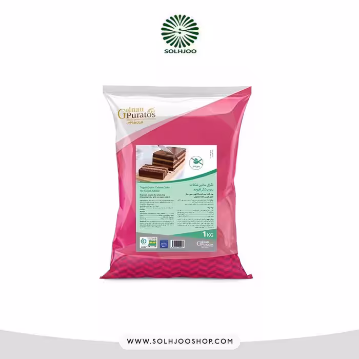 تگرال ساتین شکلاتی بدون شکر پوراتوس 1 کیلویی