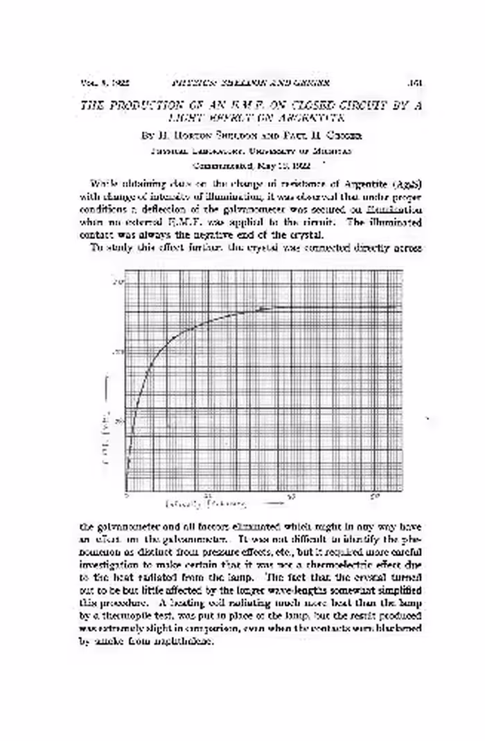 خرید و دانلود نسخه کامل کتاب The Production of an E. M. F. on Closed Circuit by a Light Effect on Argentite