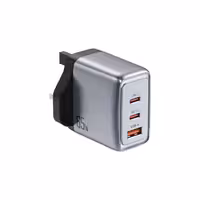 شارژر دیواری گرین لاین Green Lion GNGAN65WUK GaN Premium UK Plug Wall Charger 65W