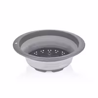 آبکش بیضی تاشو کیولوکس مدل نیکی  6.5 لیتری رنگ طوسی کد L008962
