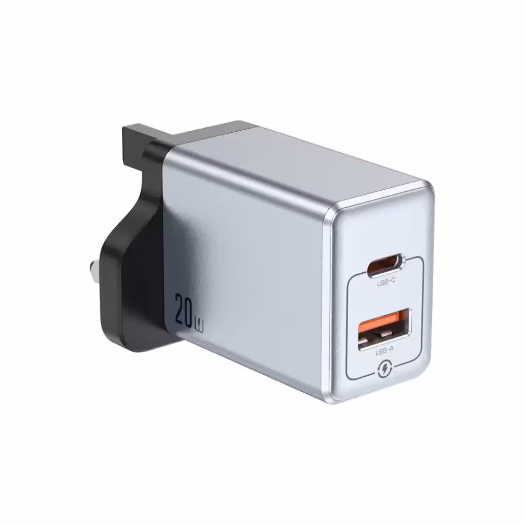 آداپتور دوپورت 20 وات گرین Green Dual USB Port Wall Charger 20W