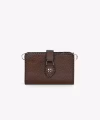 کیف پول چرم دست‌دوز مدل نسرین - چرم نیاوران