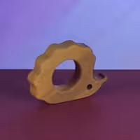 دندونی و نیش کش کاملا ارگانیک مدل جوجه تیغی