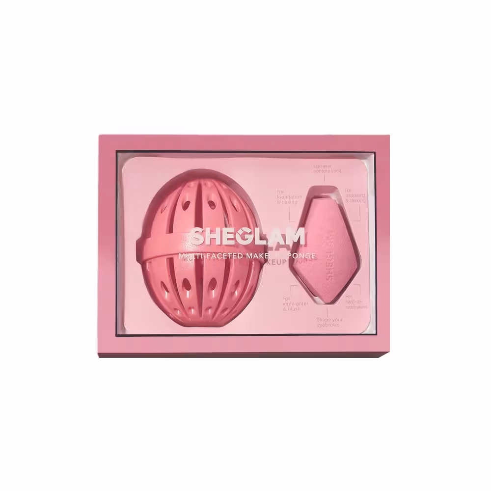 قیمت و خرید اسفنج آرایشی شیگلم مدل Multi-Faceted رنگ صورتی - پوست کالا