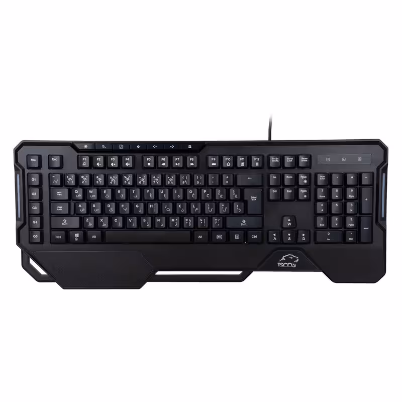 کیبورد گیمینگ تسکو مدل GK 8126، سوییچ ممبران، Full-Size، نورپردازی RGB | کالا مکس