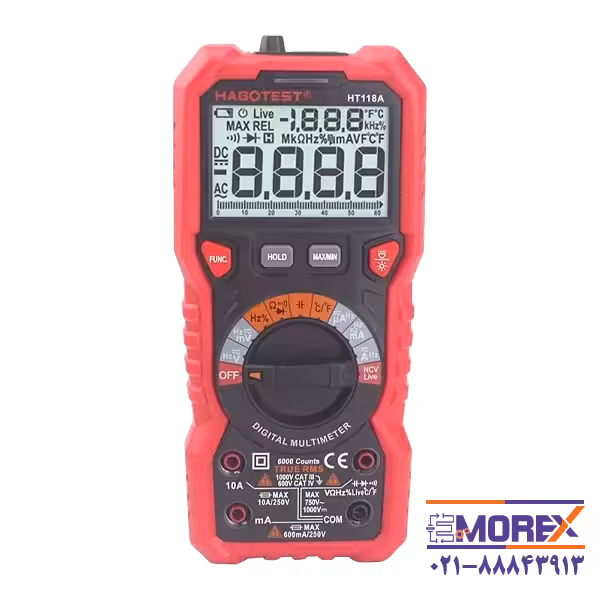 مولتی متر دیجیتال هابوتست | HABOTEST مدل HT118A