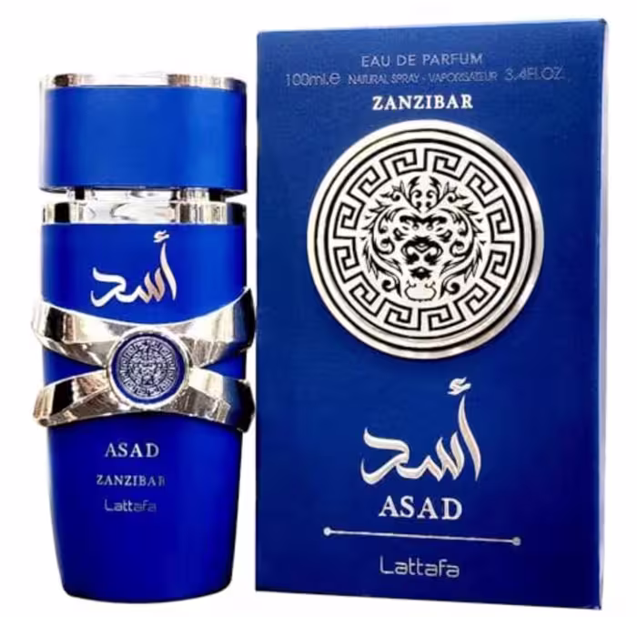 عطر ادکلن اسد زنزیبار آبی لطافه Lattafa Asad