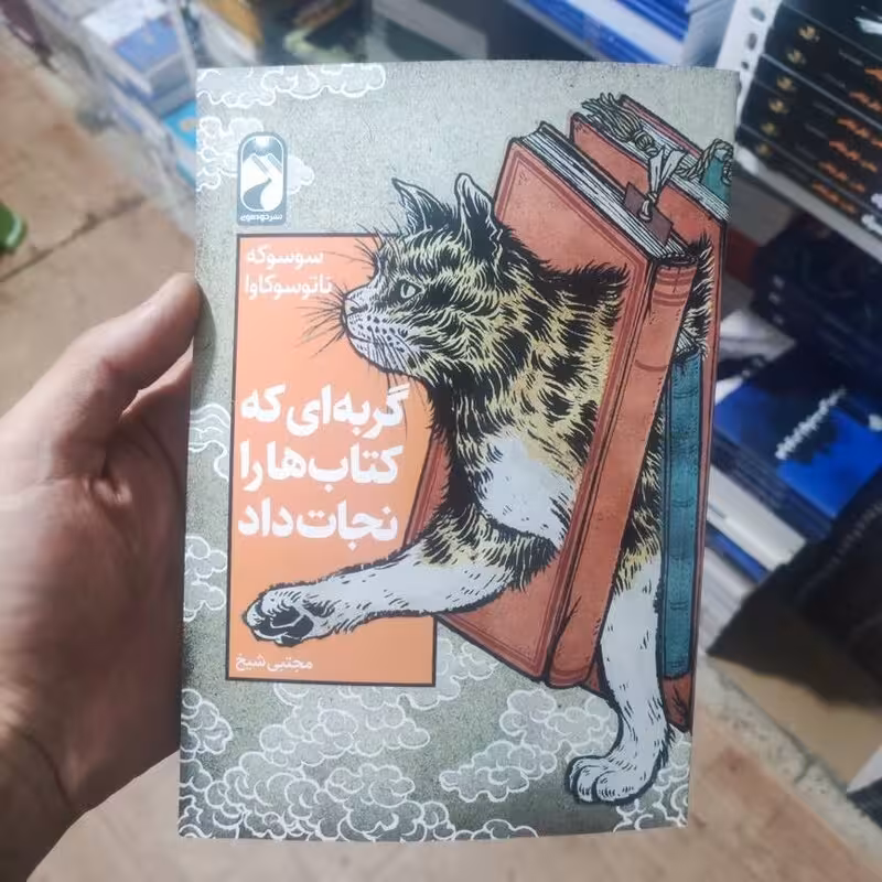 کتاب گربه ای که کتاب ها را نجات داد اثر سوسوکه ناتوسوکاوا انتشارات  خودمونی