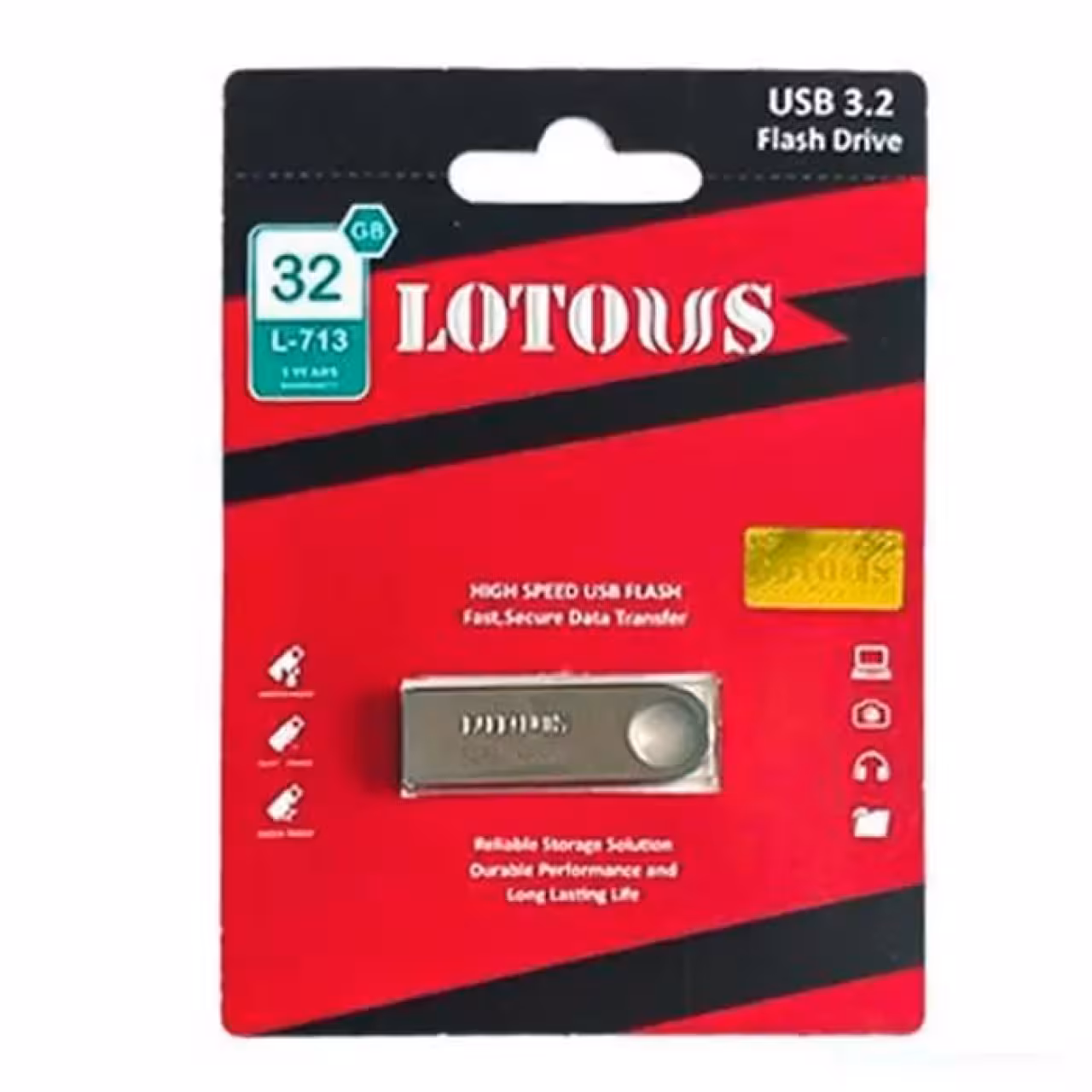 فلش مموری لوتوس مدل L713 ظرفیت 32 گیگابایت