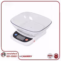 ترازوی آشپزخانه، کاسه دار، ظرفیت 7 کیلو، برند canimry