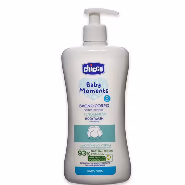 شامپو بدن کودک حاوی عصاره پنبه مغذی چیکو Chicco