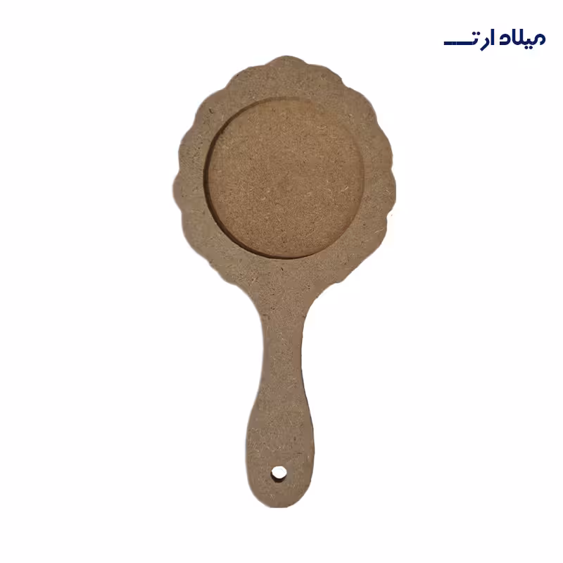 بیس MDF آینه دستی طرح گرد دالبر25*12سانت