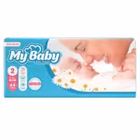 پوشک سایز 2 مای بی بی (3 تا 6 کیلو گرم) حاوی عصاره بابونه 44 عدد