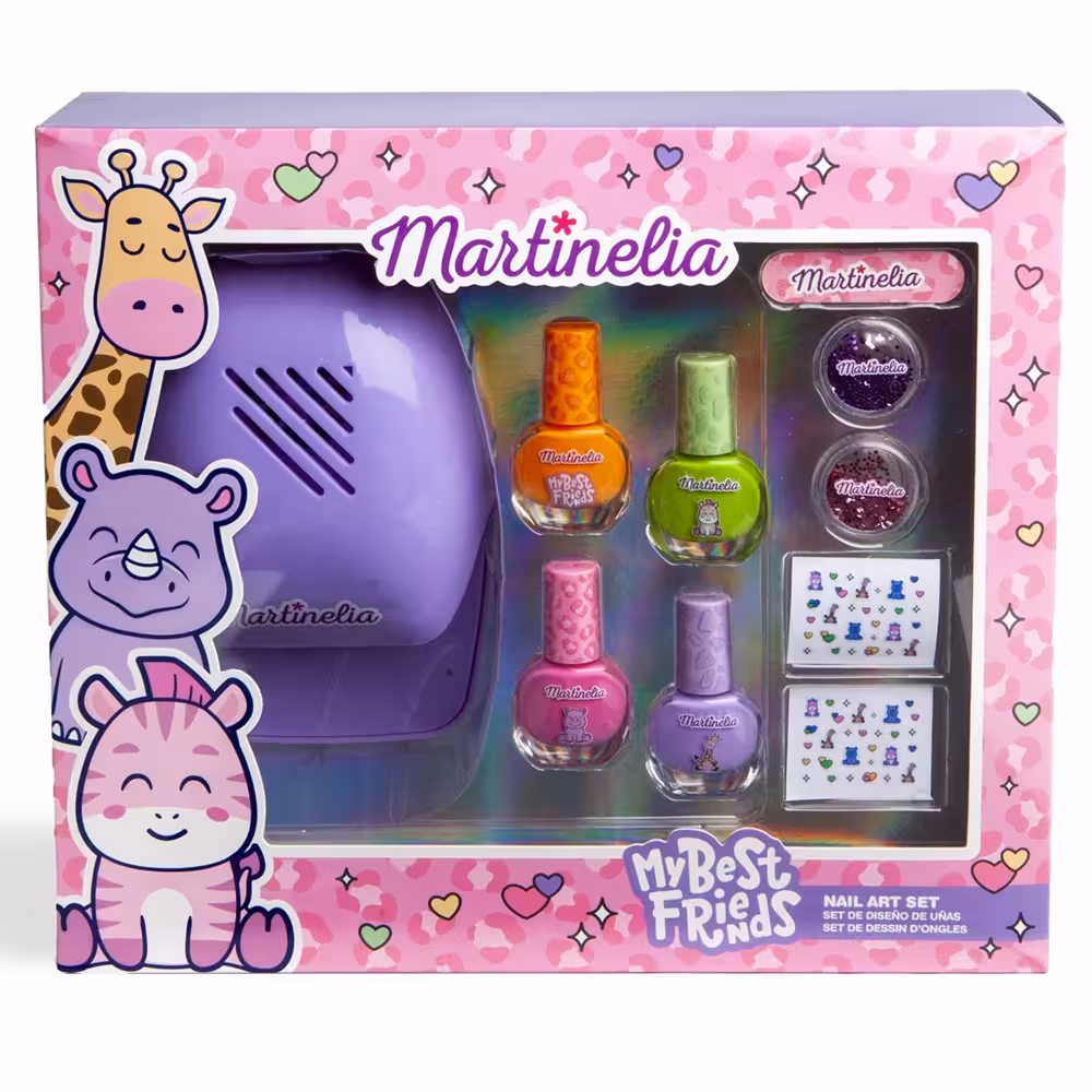 ست طراحی ناخن Martinelia مدل Nail Art Set Purple
