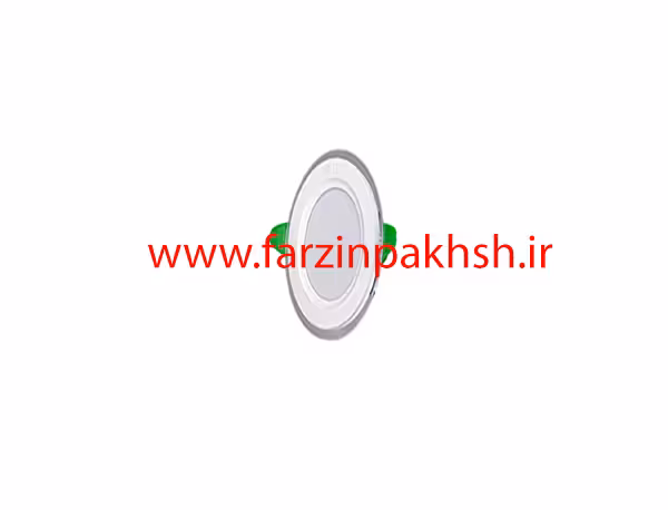 چراغ پنلی دورشیشه پرو گلاریس 7 وات دایره پارس شعاع توس