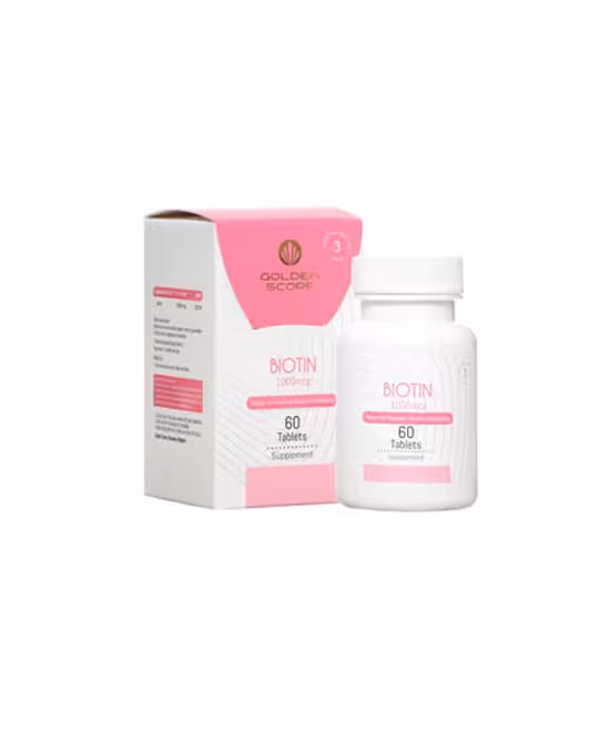 قرص بیوتین 1000 گلدن اسکور 60 عددی