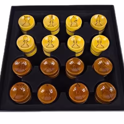 مهره تخته نرد طرح شطرنجی 1002