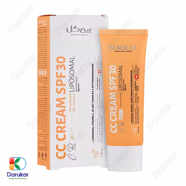 کرم رنگی متعادل کننده چربی پوست سی گل SPF30